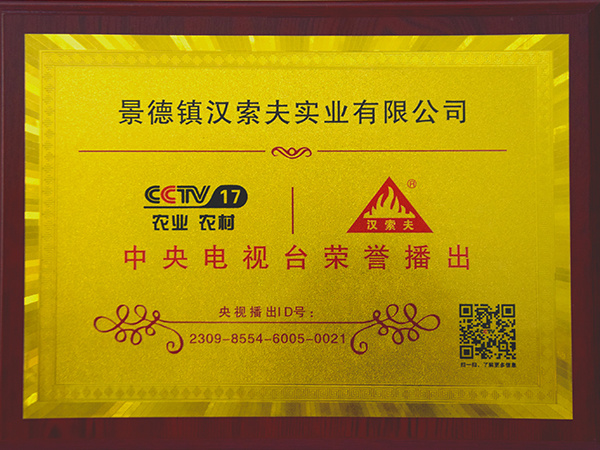 中央电视台荣誉播出