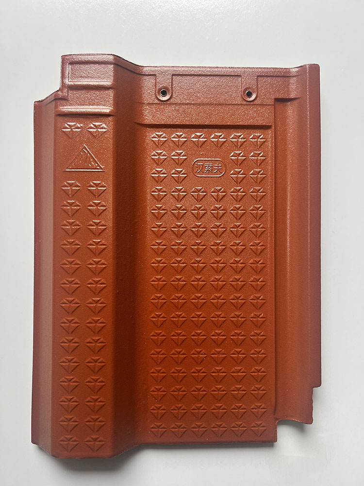 汉索夫6斤单波钻石纹直角 铁红300X400